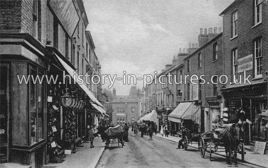 Wellington Street, Luton, Bedfordshire. c.1908